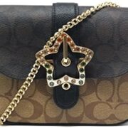 国内1699元！Coach 蔻驰 Gemma 女士真皮蝴蝶扣链条包 C7013  直邮含税到手￥887.46