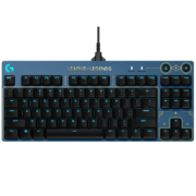 20点开始：logitech 罗技 G Pro 有线机械游戏键盘 RGB 87键 类茶轴 海克斯定制版