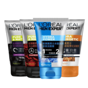 欧莱雅（LOREAL）男士抗黑头洁面膏50ml*3（中小样）