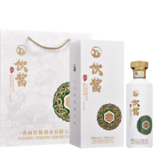 饮酱风云（10） 贵州茅台镇酱香型白酒53度纯粮发酵窖藏老酒500ml礼盒装 饮酱10*2瓶