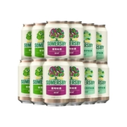 Somersby夏日纷果味酒混合口味露营低度酒微醺野餐330ml*12罐B