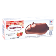 哈根达斯（Haagen Dazs）草莓口味 脆皮条69g支雪糕