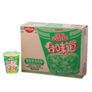 合味道 日清合味道 方便面 猪骨浓汤风味77g*12杯整箱装节日礼盒礼品
