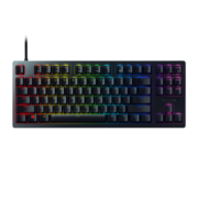 雷蛇（Razer） 猎魂光蛛v2幻彩机械游戏键盘 光轴（黑寡妇光轴版 多颜色 雷云3） 精英版-线性光轴（发光腕托）