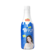 欢乐家 椰子汁 果肉型植物蛋白饮料 大瓶椰奶椰汁饮品 大瓶整箱 椰子汁1kg*4瓶