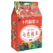京东百亿补贴： 十月稻田 七色糙米1kg 杂粮粗粮黑米 红米 糙米 燕麦米 荞麦 七色糙米1kg*2