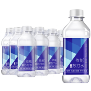 依能 锌强化 无糖无汽弱碱苏打水 饮料 350ml*15瓶 塑膜装 饮用水