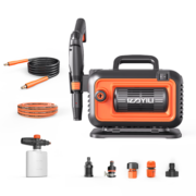 亿力高压洗车机家用220V高压洗车水枪洗车神器带压力表4280G-PLUS