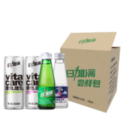 日加满 【店铺会员专享】【尝鲜包 罐装口味随机发】2瓶120+2罐250饮料