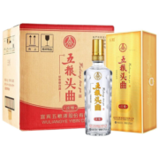 五粮液股份 52度 浓香型白酒 酒水婚宴喜酒送礼高档礼盒 五粮头曲淡雅 500ml*6瓶 礼盒