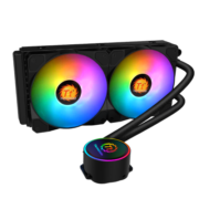 Tt（Thermaltake）途腾 炫风X240 RGB 一体式CPU水冷散热器 (支持1700接口/薄型马达/RGB水冷头/智能温控）