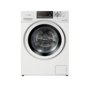 松下（Panasonic）10公斤滚筒洗衣机全自动家用大容量变频电机节能泡沫净一级能效95度高温除菌 XQG100-E1VUM白色