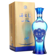 洋河蓝色经典 海之蓝480ml 口感绵柔浓香型白酒 42度 480ml*6瓶 整箱装
