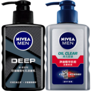 妮维雅（NIVEA） 男士洗面奶控油抗痘黑头角质清爽不紧绷细致毛孔学生护肤套装 【店长推荐】控油抗痘共300ml