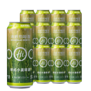 京东百亿补贴：海底捞 德式小麦 精酿啤酒 500ml*12听 整箱装