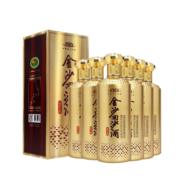 金沙回沙酒 钻石七星 酱香型白酒 53度 500ml*6瓶整箱装