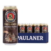 德国原装进口啤酒Paulaner保拉纳柏龙小麦黑啤500ml听装宝莱纳