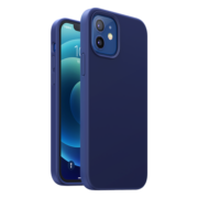 绿联（UGREEN） 苹果12手机壳 适用iPhone12 Pro液态硅胶手机壳全包保护套防摔保护壳 【12/12Pro】液态硅胶【深海蓝】