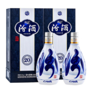 88VIP：汾酒 山西杏花村53度青花20年500ml*2瓶（带礼袋）*2件