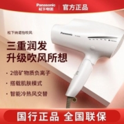 松下吹风机带风嘴电吹风家用大功率速干智能冷热风纳诺怡吹风筒