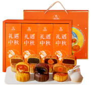 比比赞 广式蛋黄莲蓉月饼 2枚