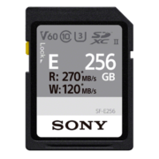 索尼（SONY）256GB SD存储卡 SF-E256 E系列U3 C10 V60读速高达270MB/s UHS-II IP57防护等级相机内存卡