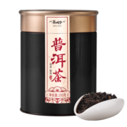 茶人岭茶叶云南普洱茶熟茶 勐海春茶 陈仓三年罐装普洱200g