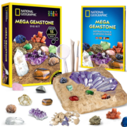 培养孩子专注力和耐力！National Geographic 国家地理 挖掘考古套装玩具15颗  含税直邮到手103.69元