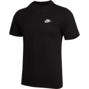耐克 NIKE 男子 T恤 AS M NSW CLUB TEE 运动服 AR4999-013 黑色 L码