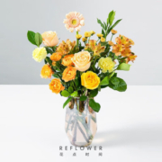 花点时间（Reflower）七夕节鲜花玫瑰花束情人节礼物送女友老婆（秦） 七夕设计款花束-朝夕有你 8月22日收花