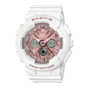 卡西欧（CASIO）手表女士BABY-G经典防震防水学生日韩表七夕礼物送女友BA-130-7A1