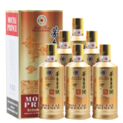 茅台（MOUTAI）茅台王子酒 53度 酱香型高度白酒礼盒礼品酒 酱香经典整箱装 500ml*6