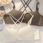 Glambody MAGIC NATURAL LINE美背前扣内衣女小胸聚拢无痕收副乳防下垂文胸薄夏季 682306 香槟色 34/75B 【前扣聚拢】