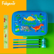 folgemir 跟我来 EVA浮雕文具盒 恐龙派对