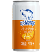 北冰洋 橙汁汽水 200ml*12听