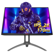 AOC 27英寸2K显示器170Hz 1ms响应电竞游戏吃鸡台式电脑IPS液晶屏HDR400升降旋转 Q27G2 2K 144Hz 入门小钢炮