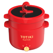 拓几（TOTIKI） 电煮锅多功能 2.0Ｌ蒸笼款（中国红）