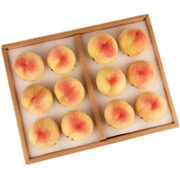 阳山 无锡阳山水蜜桃毛桃 礼盒装 12个 单果4-5两 4.8斤多