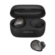 捷波朗JabraElite85t真无线主动降噪蓝牙耳机 四重深度降噪 长续航立体声 华为苹果游戏音乐耳机 钛黑色