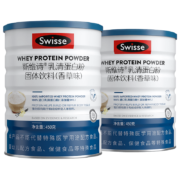 plus会员：Swisse斯维诗 乳清蛋白粉450g*2罐装（有赠品）