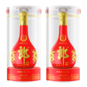 郎酒 红花郎15 酱香型白酒 53度 500ml*2瓶 双瓶装