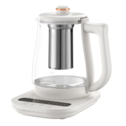 志高（CHIGO）养生壶多功能家用花茶壶1.8L大容量烧水壶 煮茶器智能预约煮茶壶 办公室电水壶 杏色时控1.8L(无滤网）
