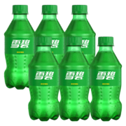需抢券:可口可乐（Coca-Cola）雪碧饮料 300ml*6瓶