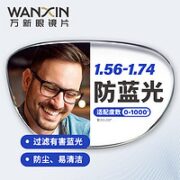 Gimshy 镜帅 winsee 万新 1.60多屏防蓝光镜片*2片+超轻男女眼镜架多款可选