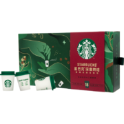 需入会:星巴克（Starbucks）黑咖啡 速溶 0蔗糖 迷你杯18杯