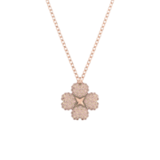 20点开始：SWAROVSKI 施华洛世奇 LATISHA 项链女 幸运四叶草 镀玫瑰金色 5636489