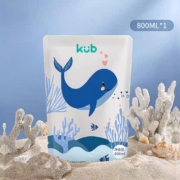 聚划算百亿补贴：KUB可优比 婴儿洗衣液 宝宝专用皂液酵素内衣内裤清洗剂 800ml