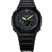 卡西欧（CASIO）手表G-SHOCK RGB炫彩电竞系列防水防震运动男士手表GA-2100RGB-1A