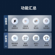 松下(Panasonic)白月光 洗烘套装 变频洗衣机10公斤+热泵烘干机干衣机9公斤洗烘套装 N103+EH900W