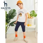 HAZZYS 哈吉斯 品牌 男童短袖套装